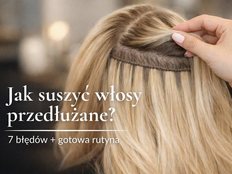JAK SZUSZYĆ WŁOSY PRZEDŁUŻANE